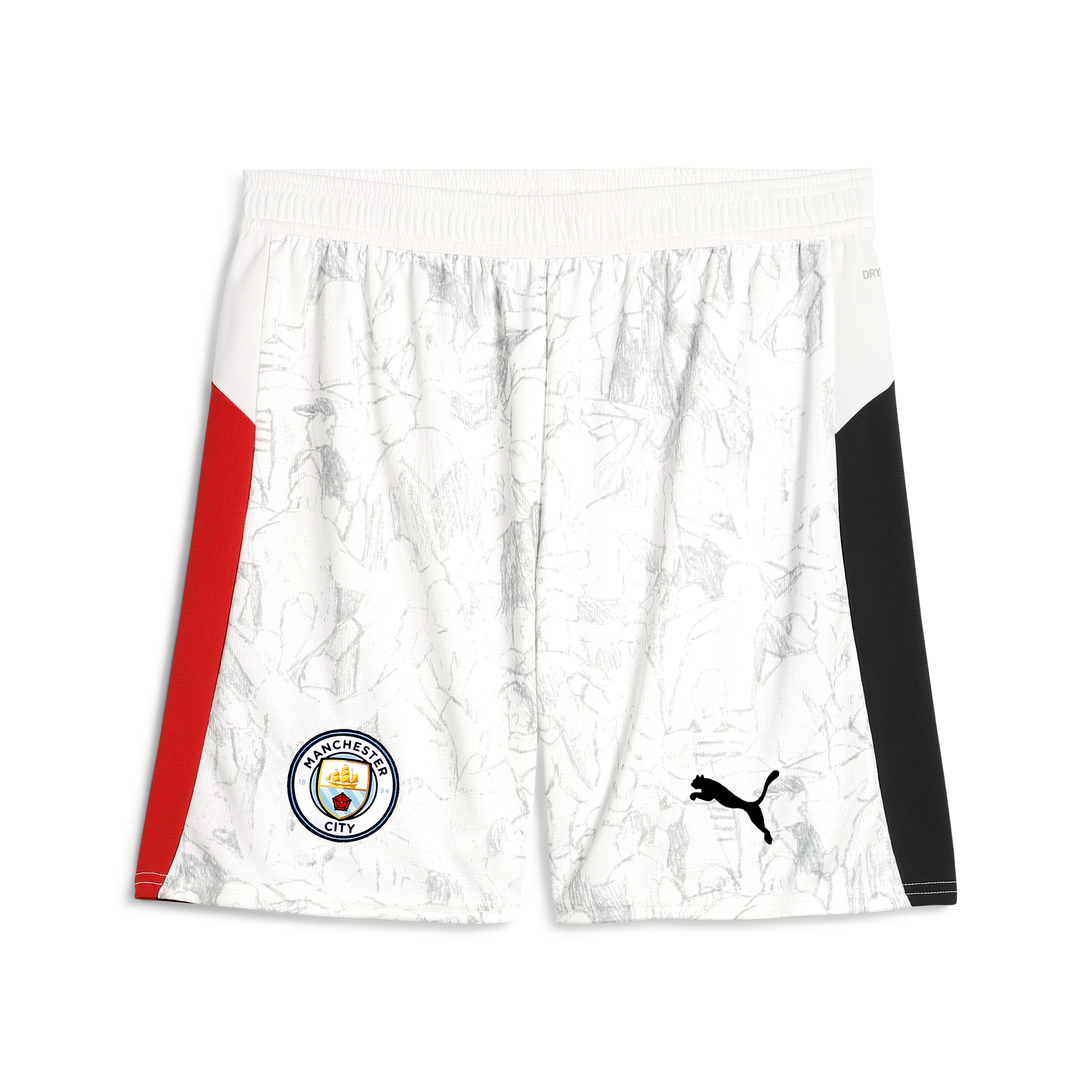 Man City FC Shorts Replica [puma white/puma black] - KidSuper