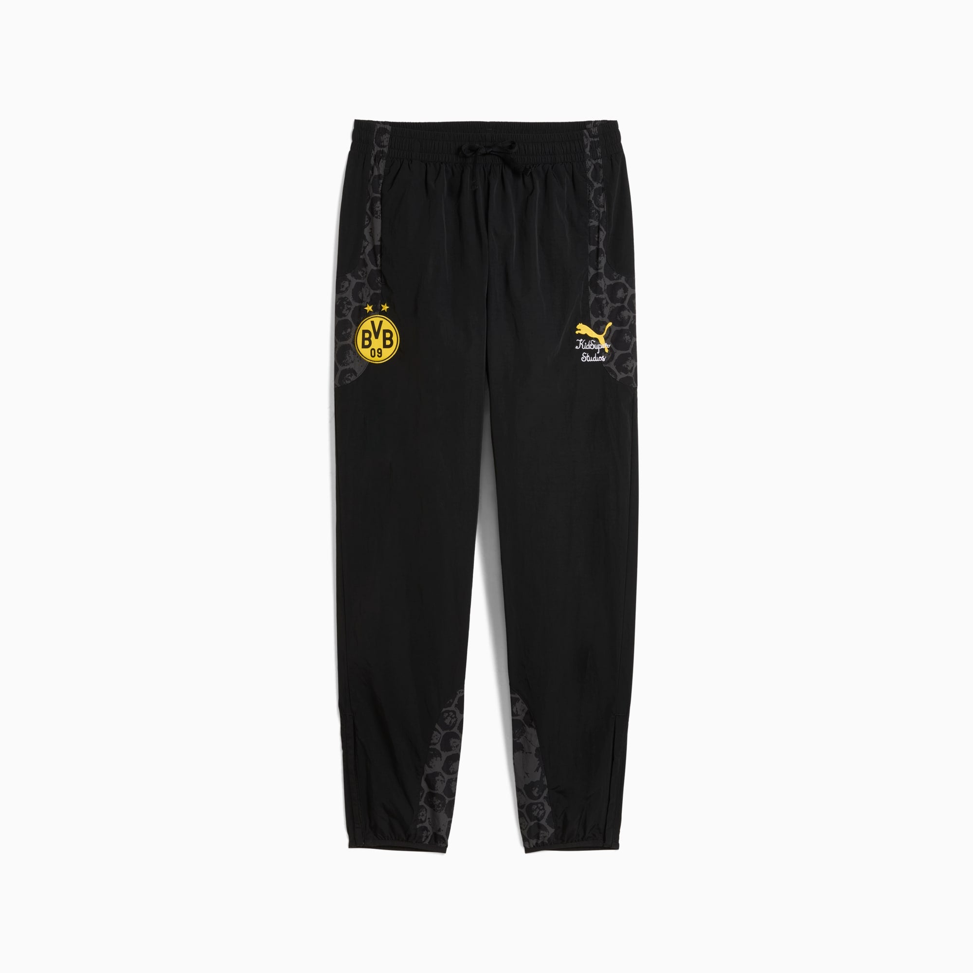 BVB Dortmund TRAVEL PANT [PUMA Black/Faster Yellow] KidSuper