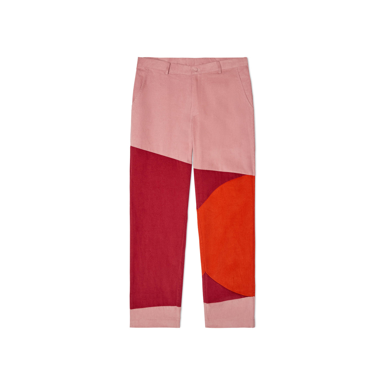 Geometric Shapes Suit Bottom [Red]