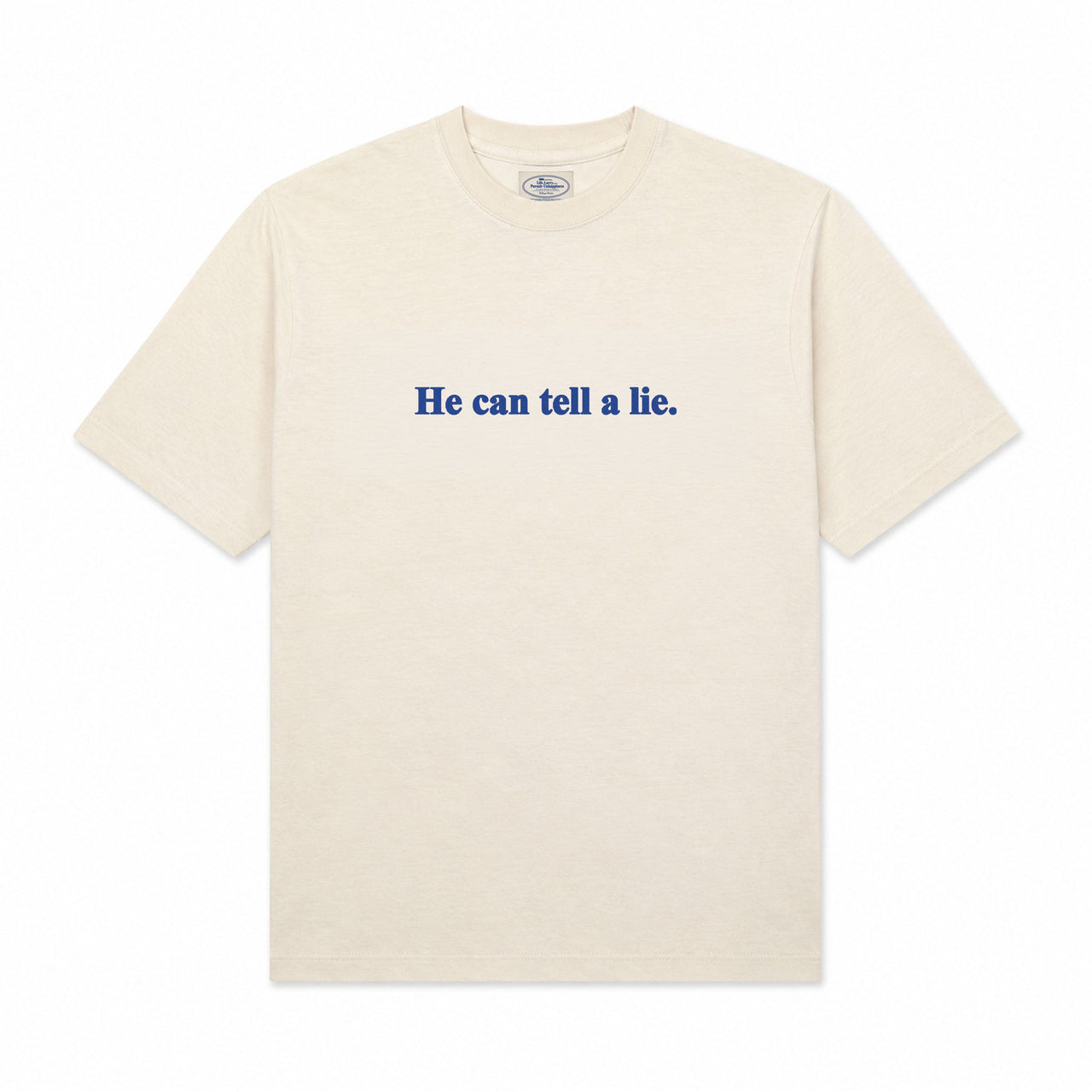 HBOⓇ Original’s LIFE, LARRY & THE PURSUIT OF UNHAPPINESS x KIDSUPER HE CAN TELL A LIE TEE