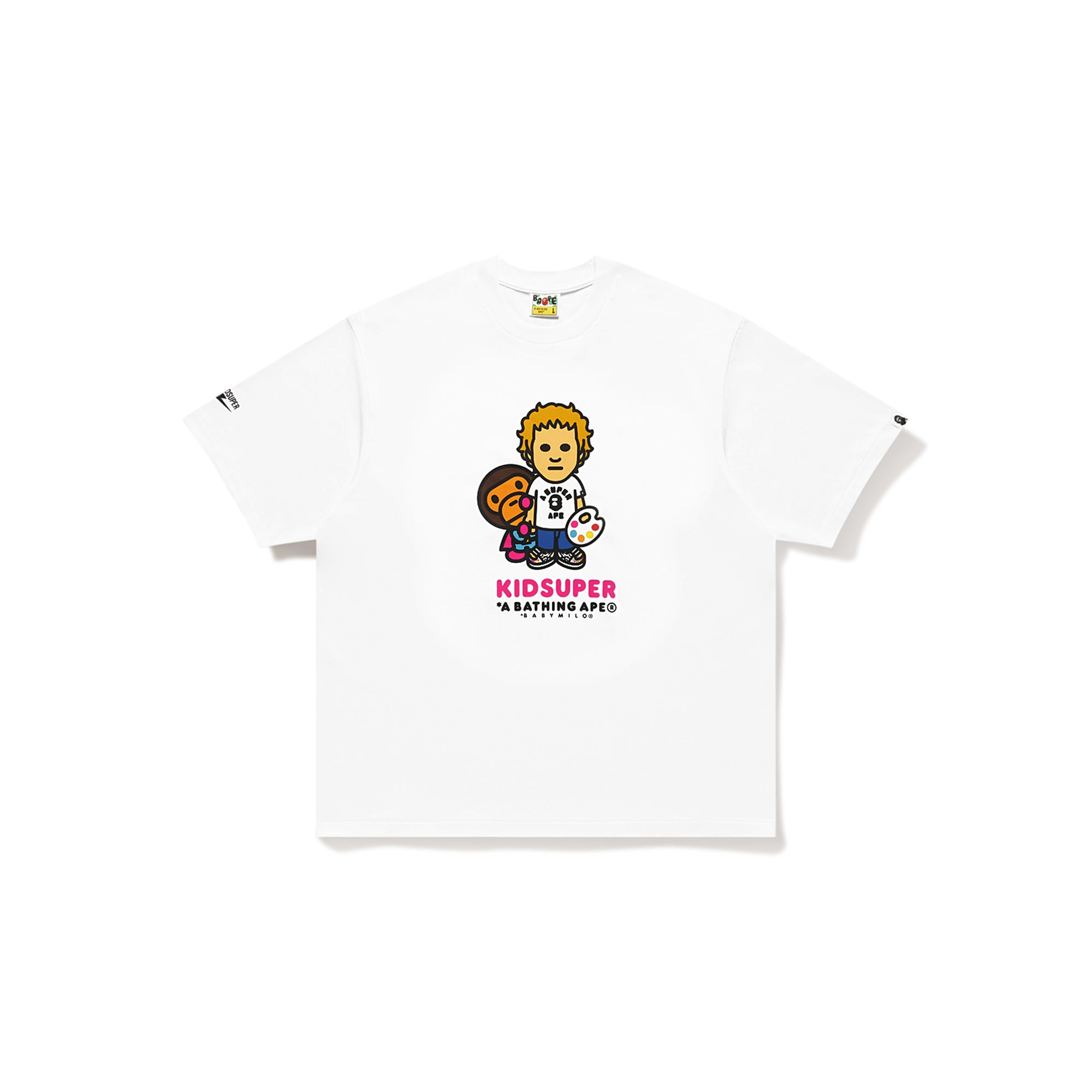 【A BATHING APE】X KIDSUPER /BAPEISM LOGO TEE/Tシャツ BAPE X TOM AND JERRY 85TH 】APE HEAD TEE #1 | bape.com