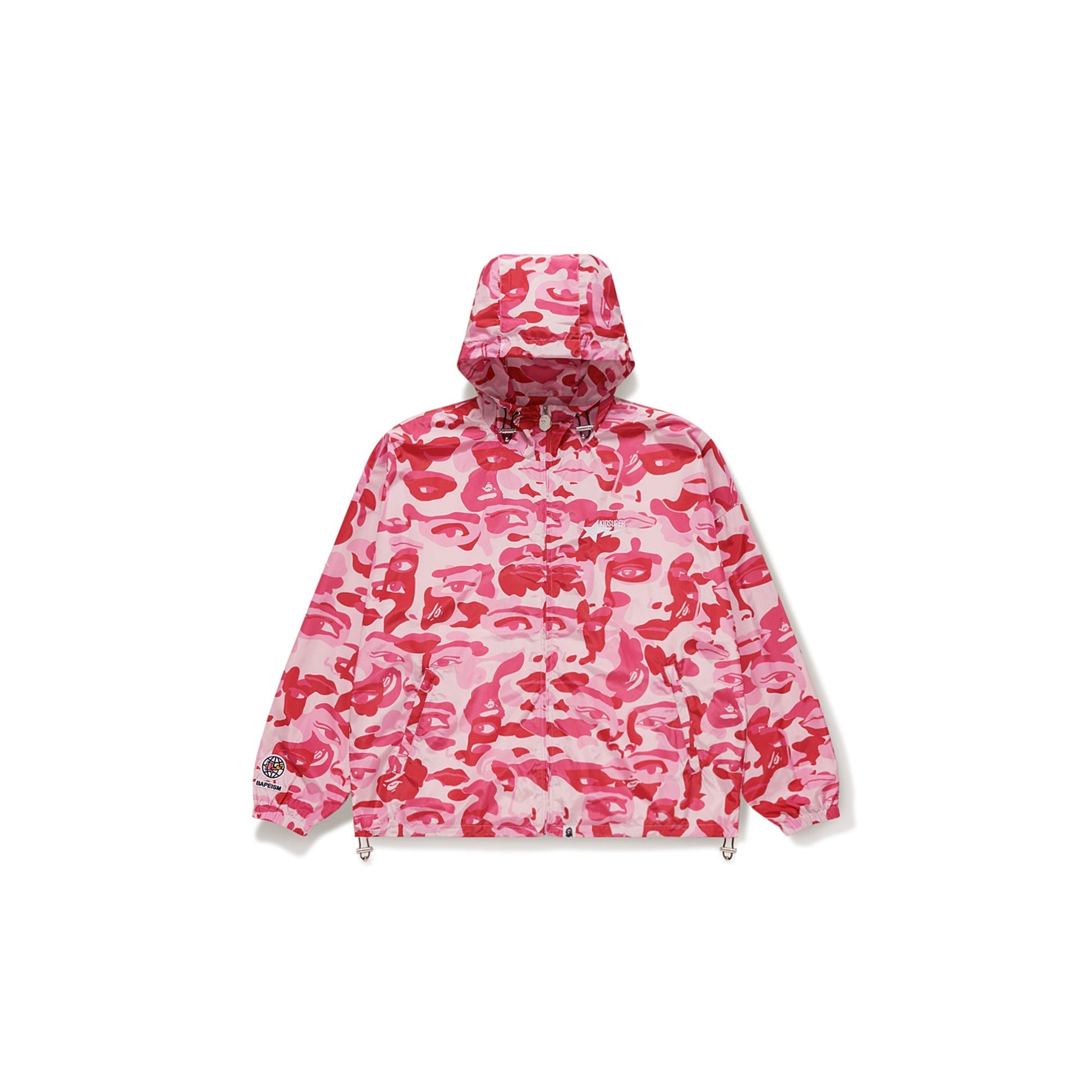 BAPE X KIDSUPER CAMO LIGHTWEIGHT JACKET M PINK