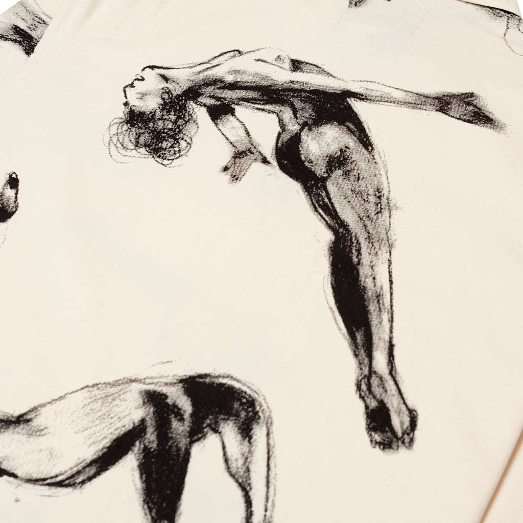 Trapeze Performer Button Up [Cream]