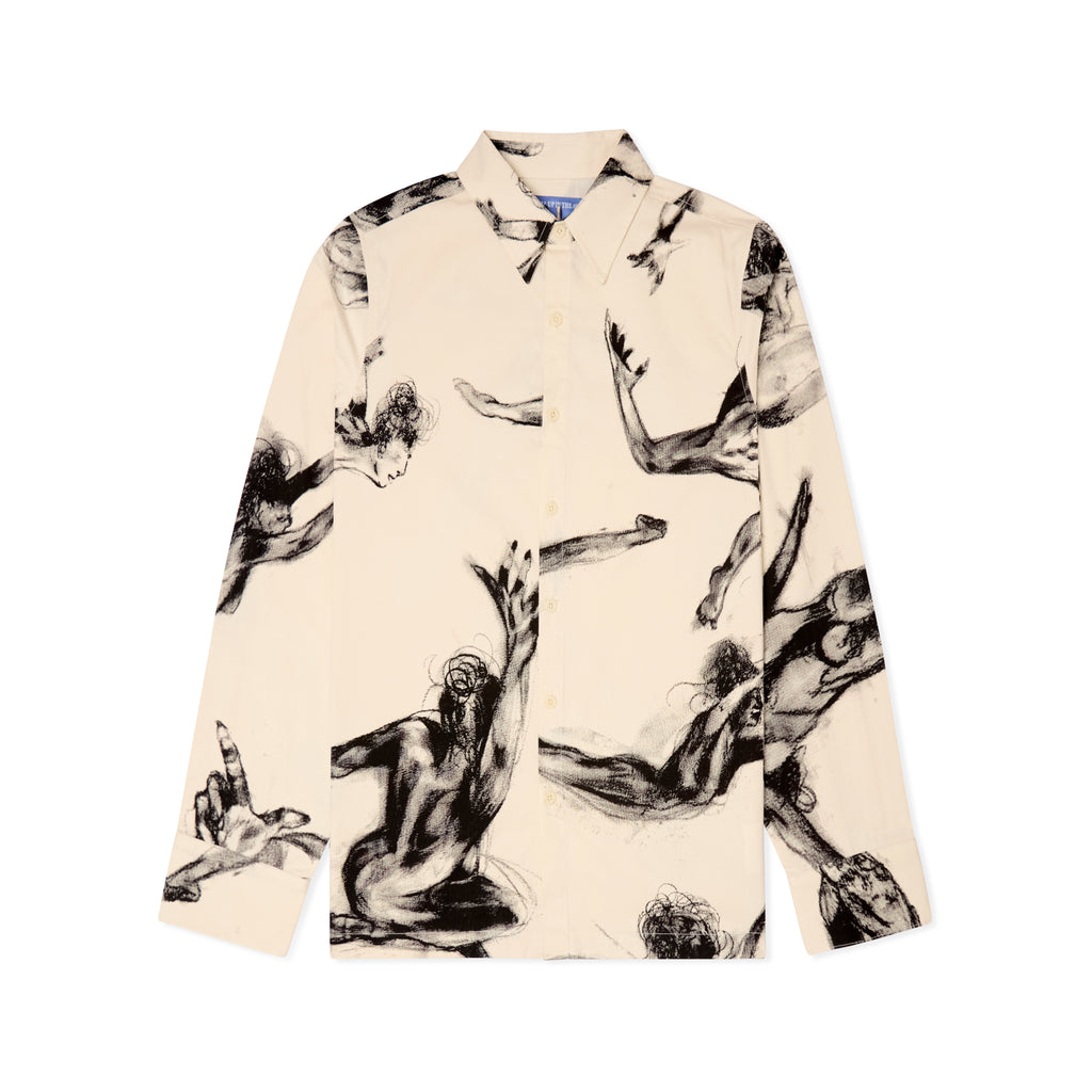 Trapeze Performer Button Up [Cream]