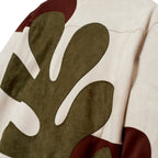 Suede Floral Patchwork Jacket [Multi]