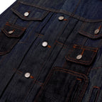 Selvedge Raw Denim Multi Pocket Jacket [Indigo]