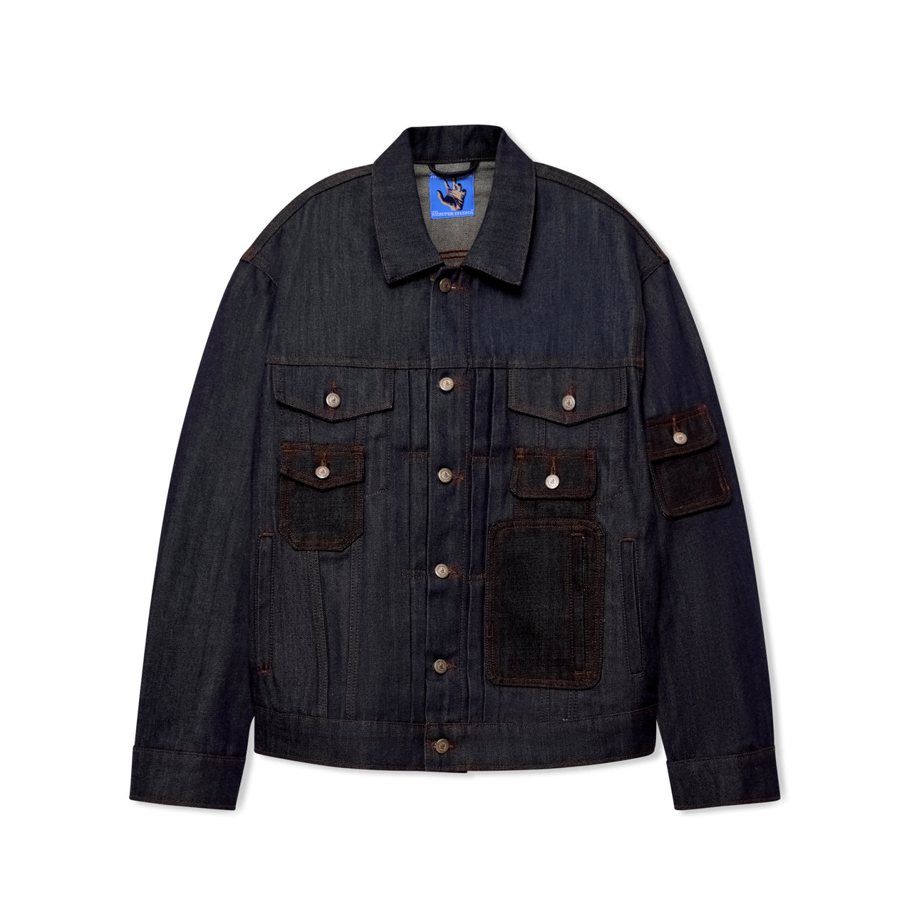 Raw Denim Multi Pocket Jacket [Indigo]