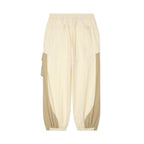Cargo pocket Track Pants [Cream]