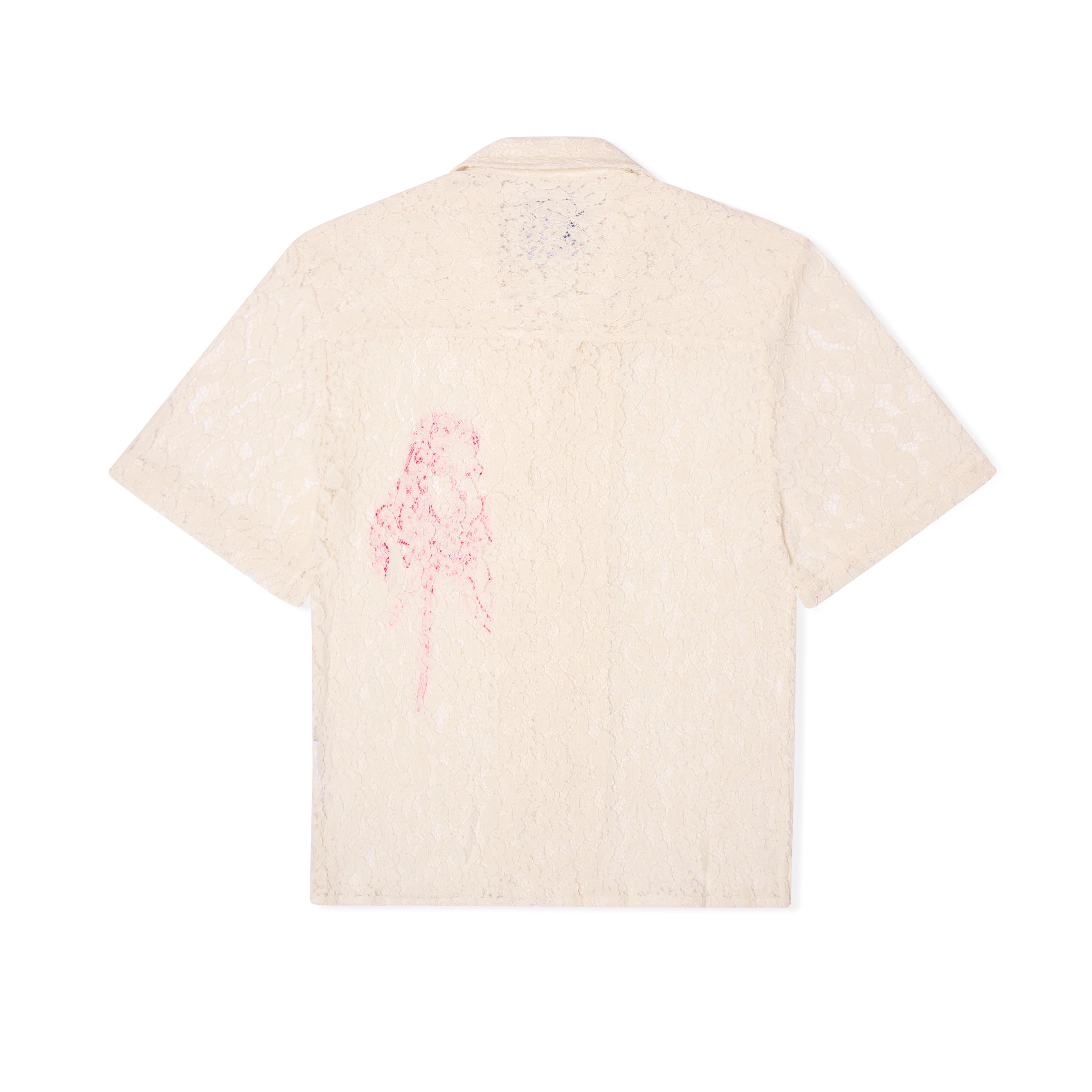Lace Girl painting Shirt [Cream]