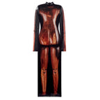 Woman Mannequin Mesh Slip Dress