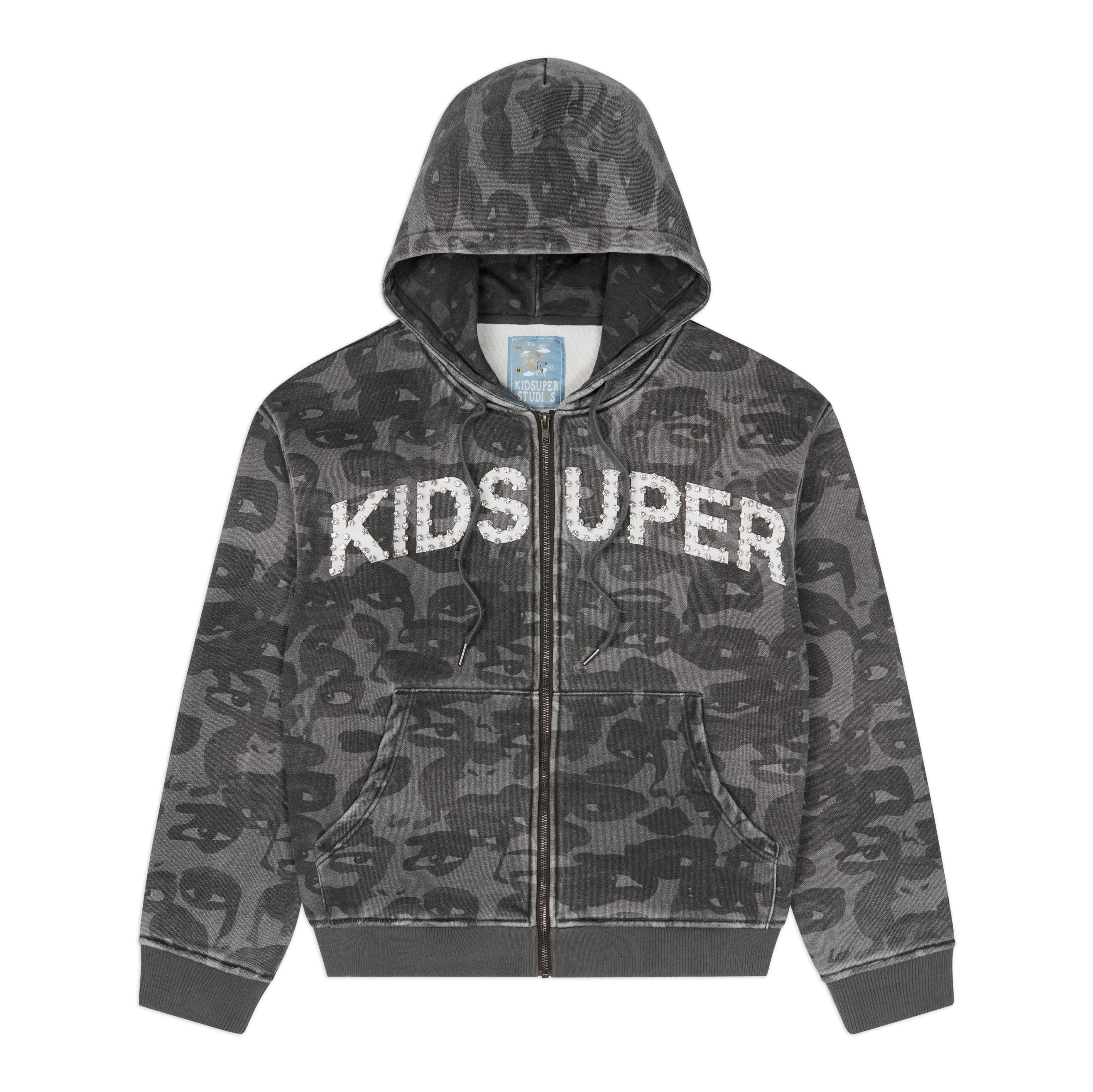 Face Camo Hoodie [Black]