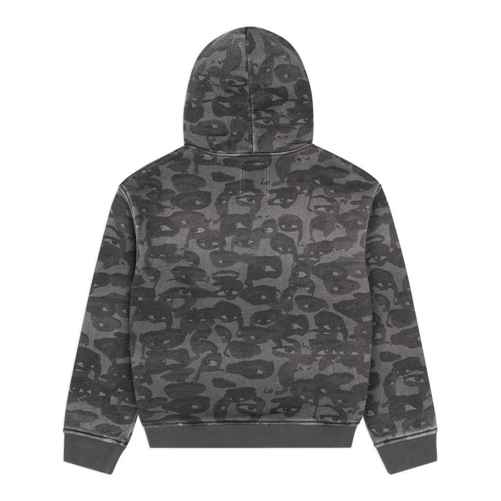 Face Camo Hoodie [Black]