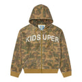 Face Camo Hoodie [Dark Green]