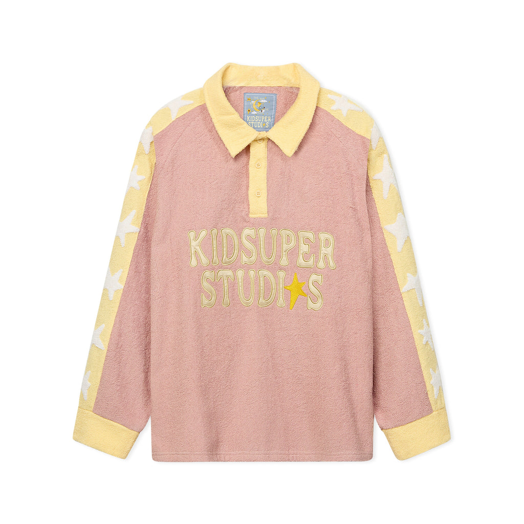 Terrycloth Stars Rugby [Pastel Pink]