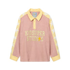 Terrycloth Stars Rugby [Pastel Pink]
