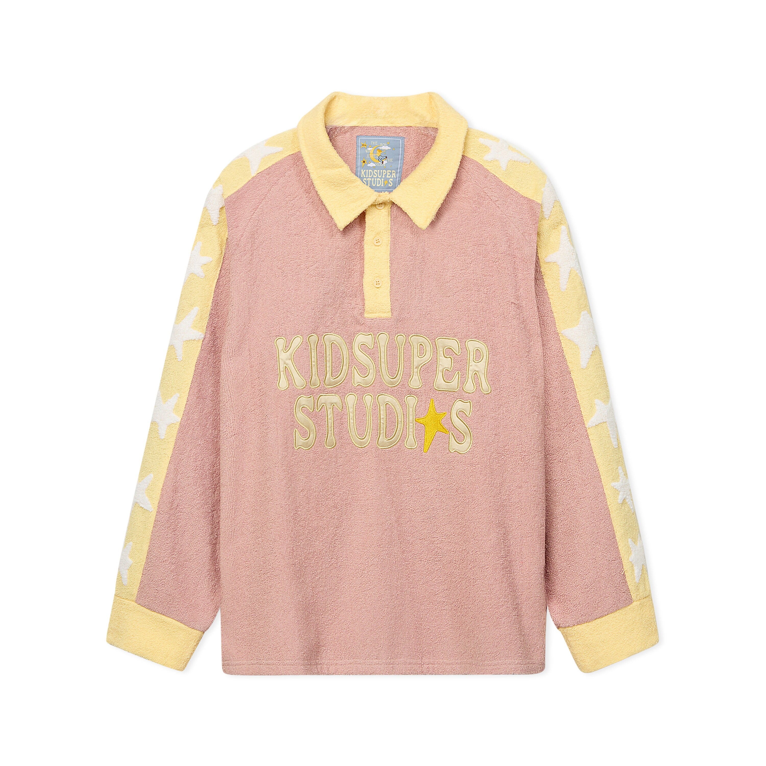 Terrycloth Stars Rugby [Pastel Pink]