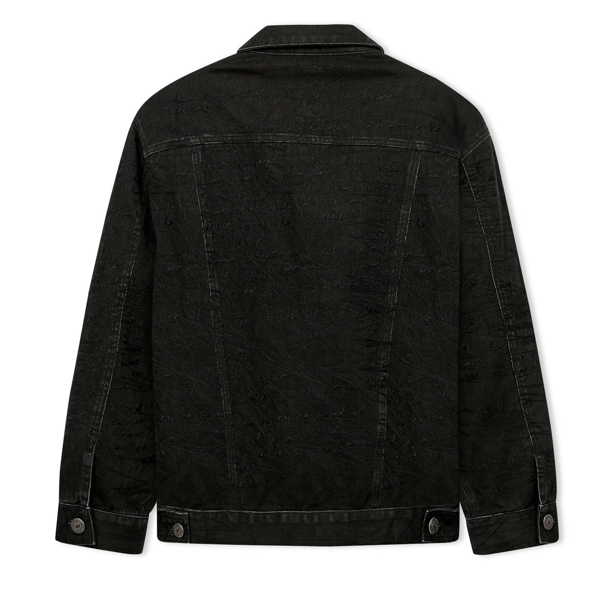 Manuscript Embroidered Jacket [Black]