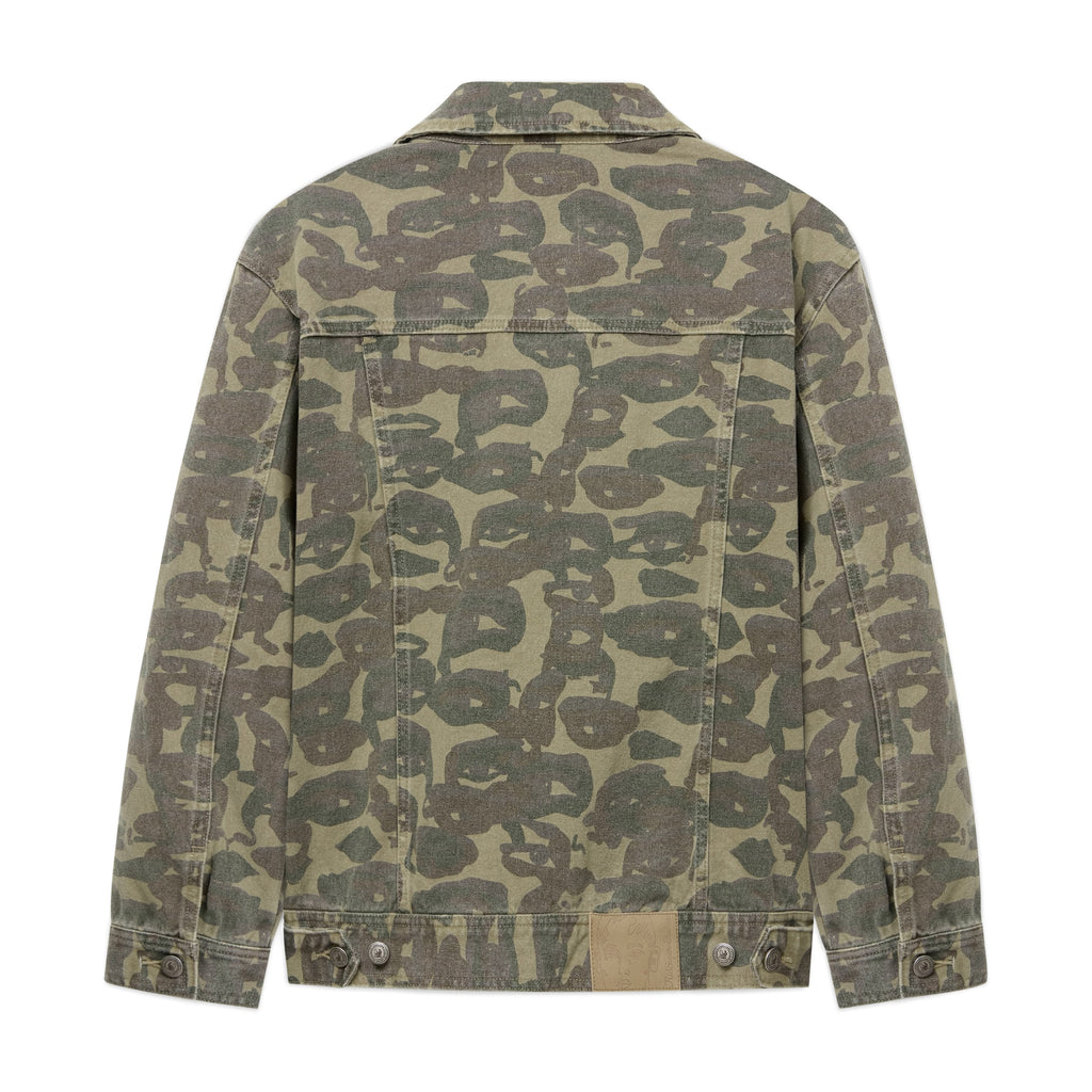 Face Camo Jacket [Dark Green]