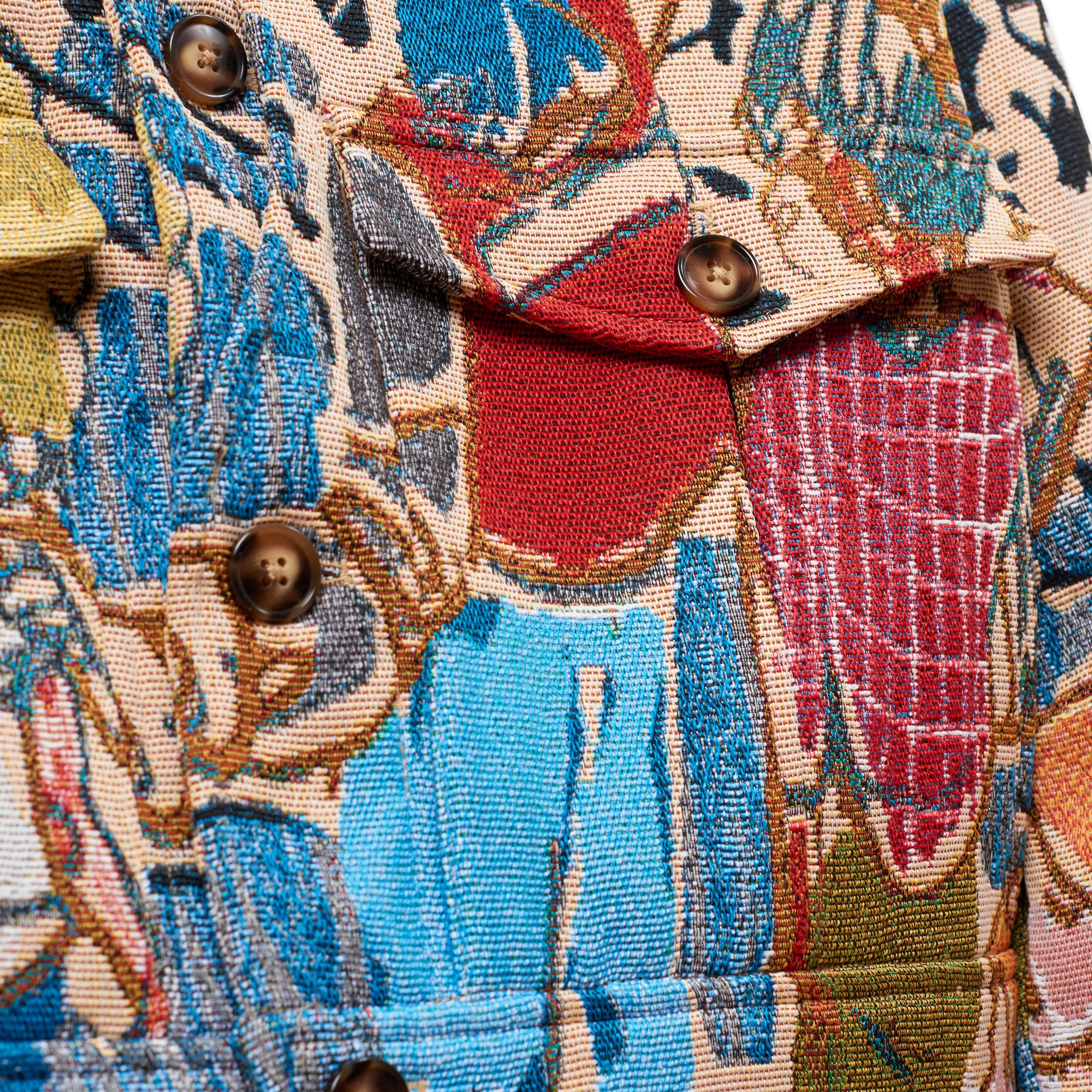Jacquard Pocket Detail Jacket [Multi]