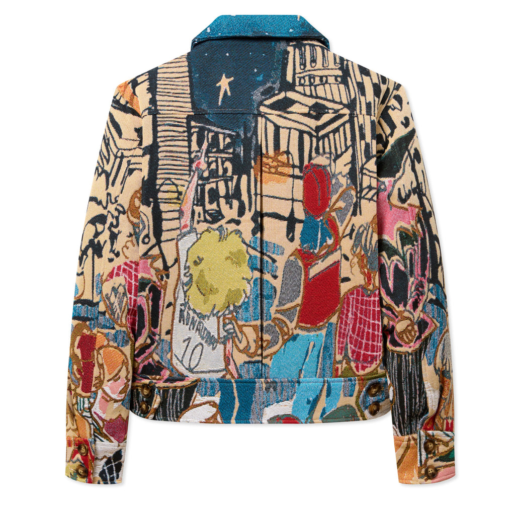 Jacquard Pocket Detail Jacket [Multi]