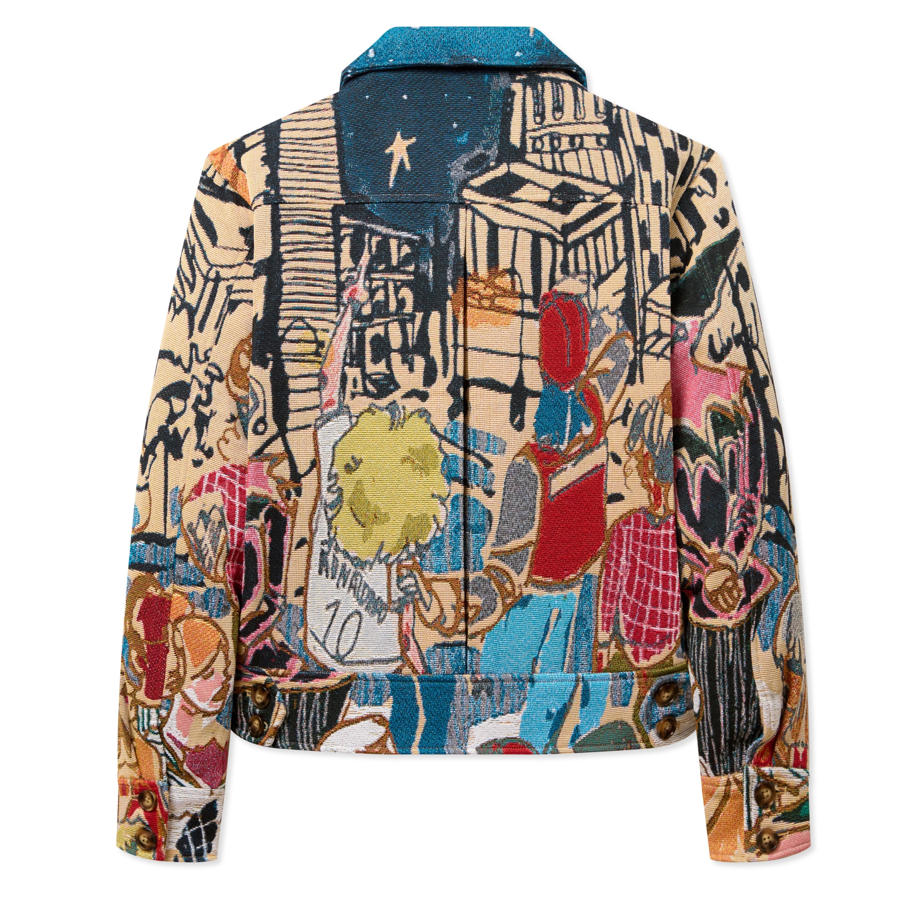 Jacquard Pocket Detail Jacket [Multi]
