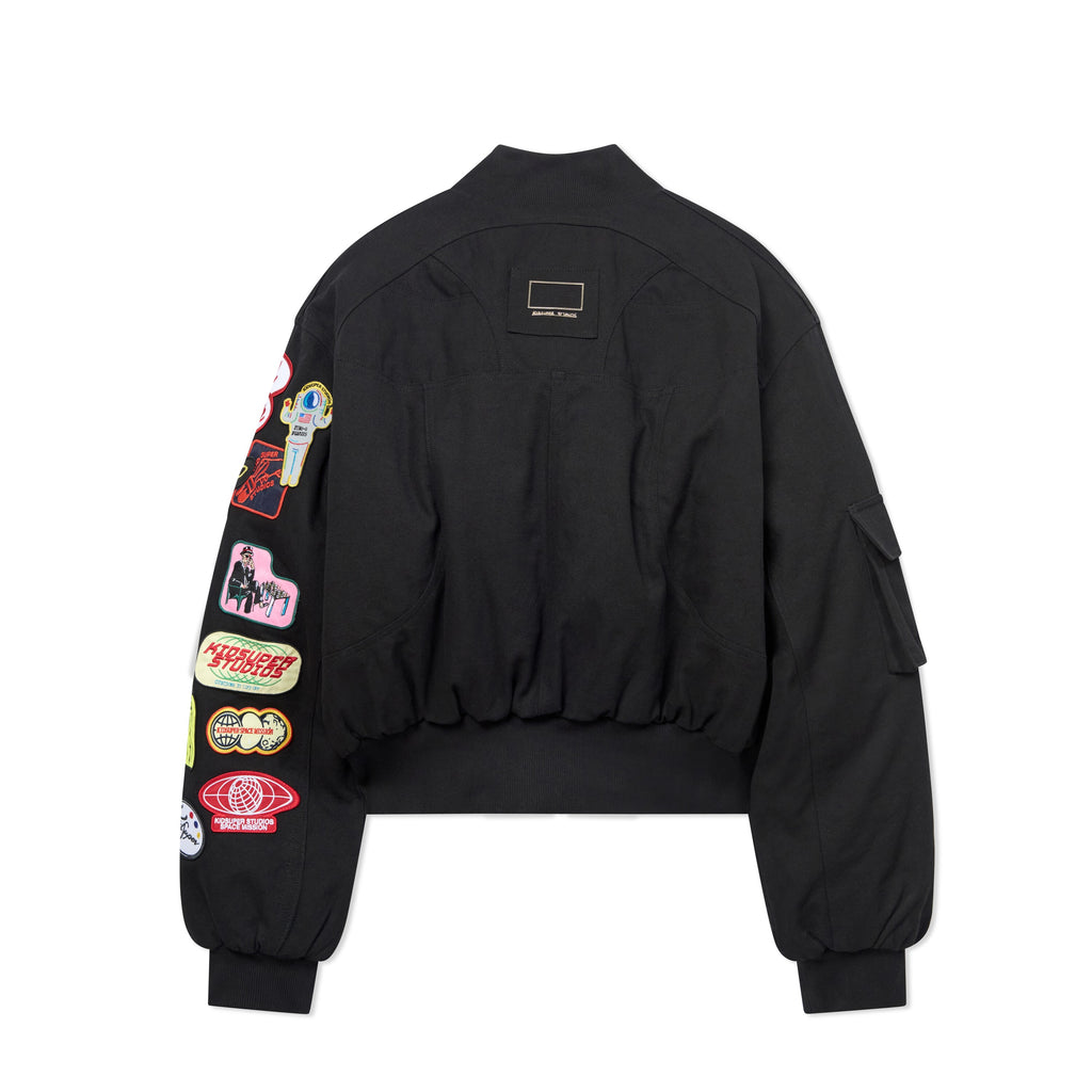 Patches Bomber Jacket [Black]