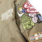 Patches Bomber Jacket [Green]