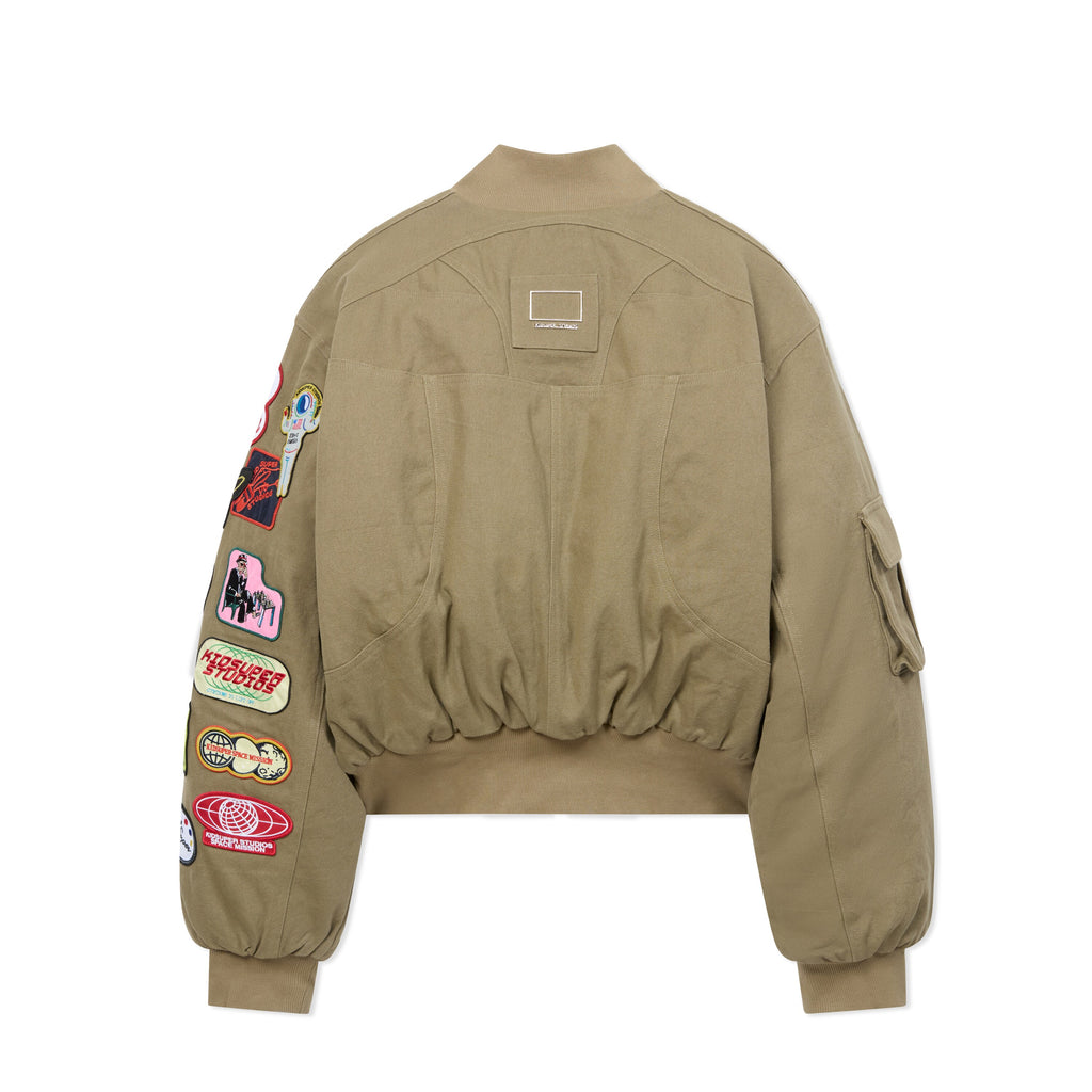 Patches Bomber Jacket [Green]