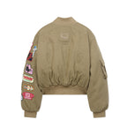 Patches Bomber Jacket [Green]