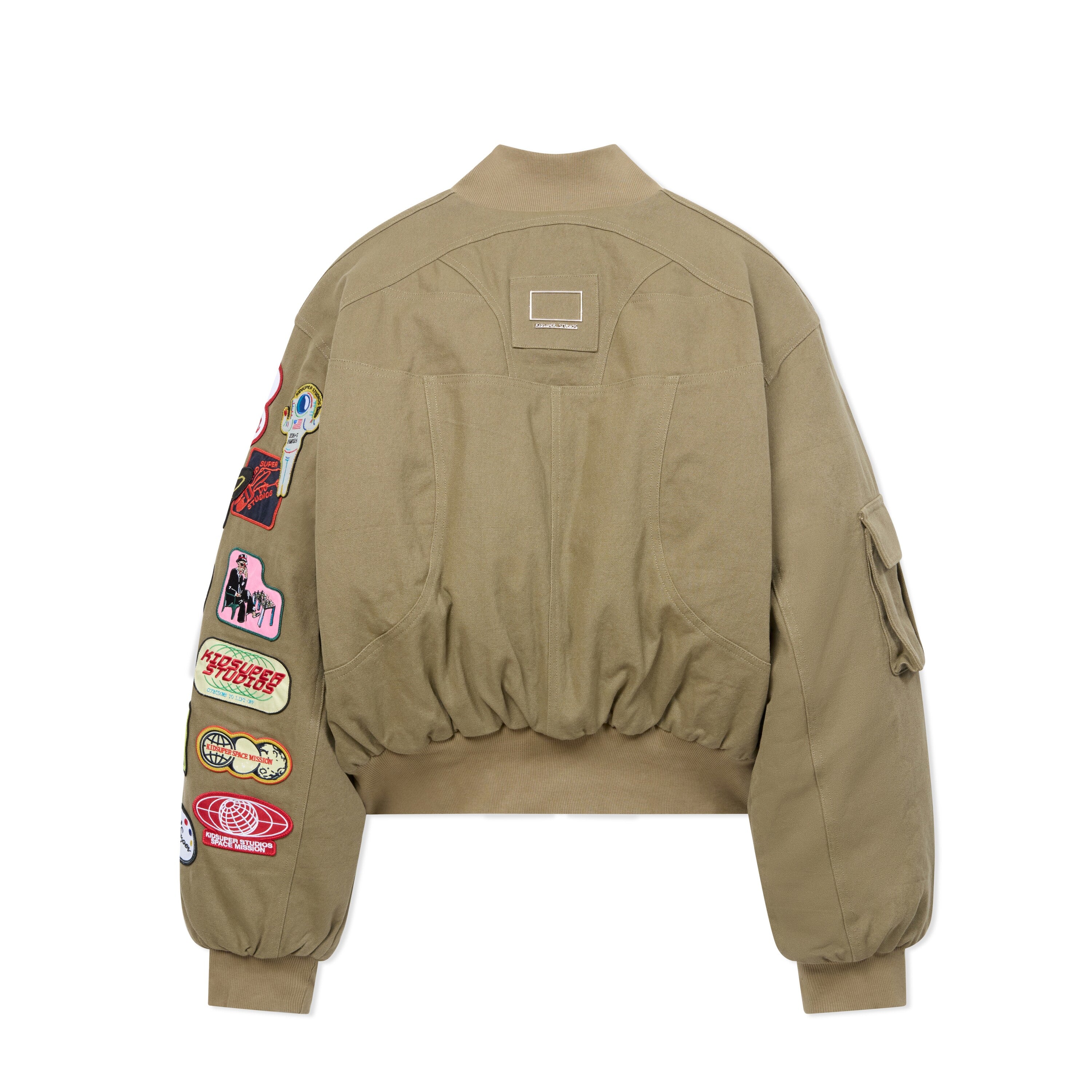 Patches Bomber Jacket [Green]