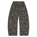 Face Camo Wide Leg Jean [Black]