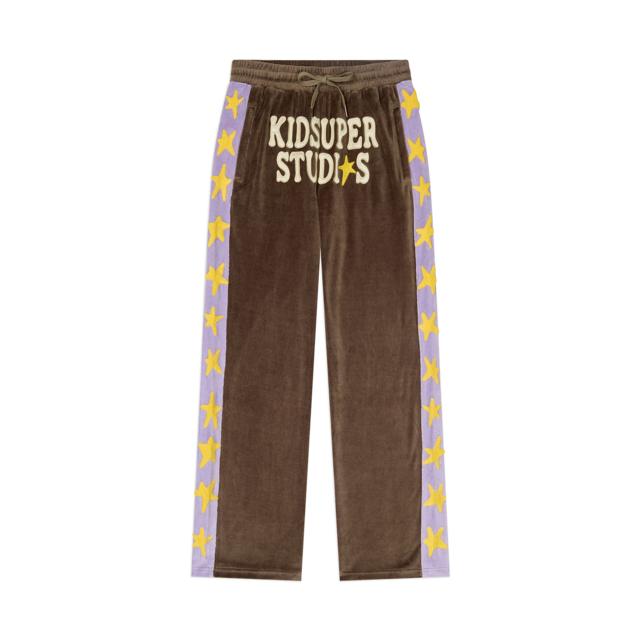 Velour Stars pants [Brown]