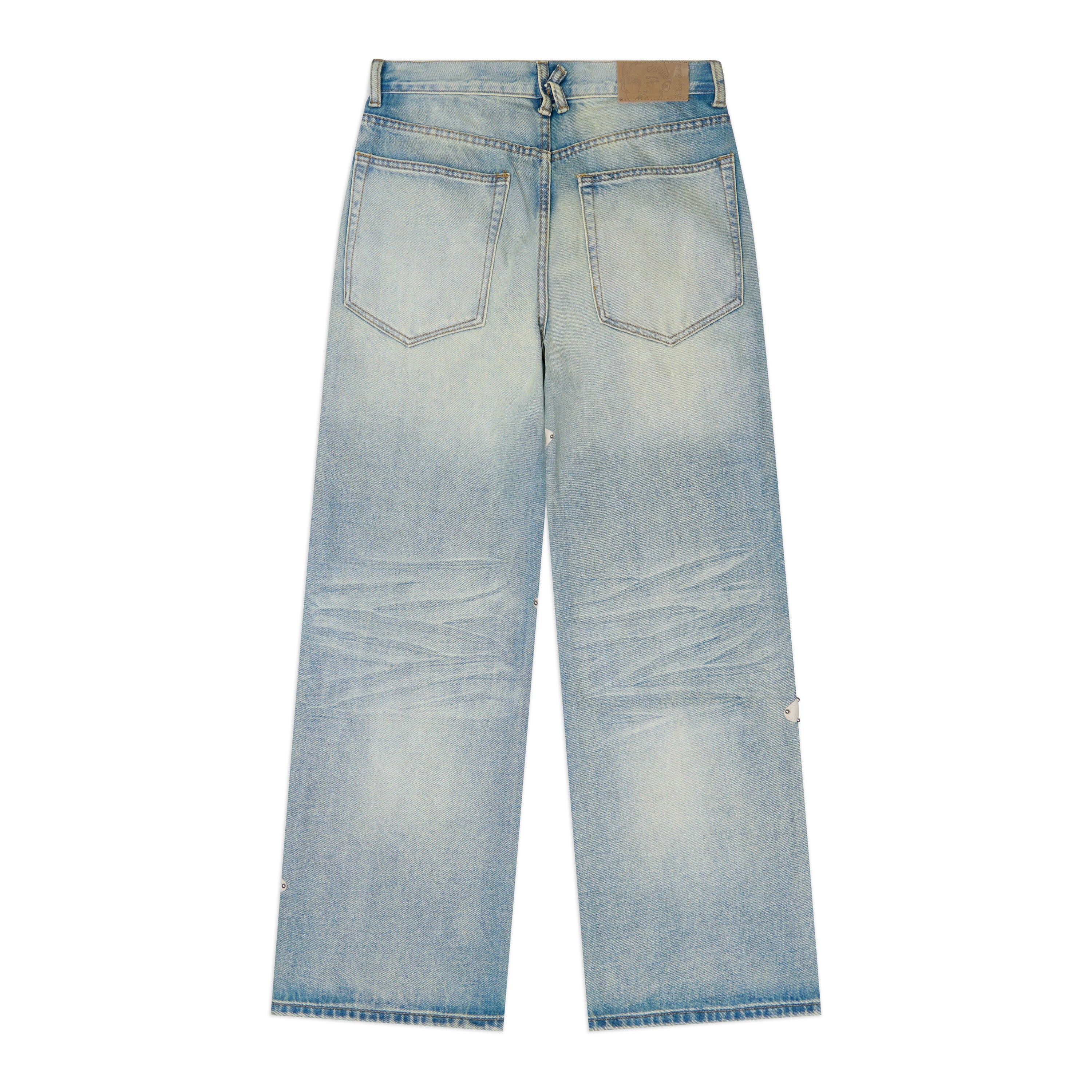 Studded Face Jeans [Blue]