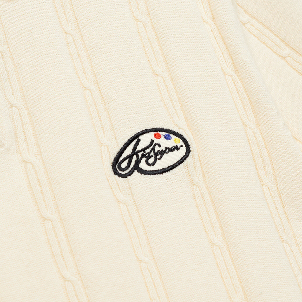Painters Logo Knit Polo [Cream]