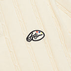 Painters Logo Knit Polo [Cream]