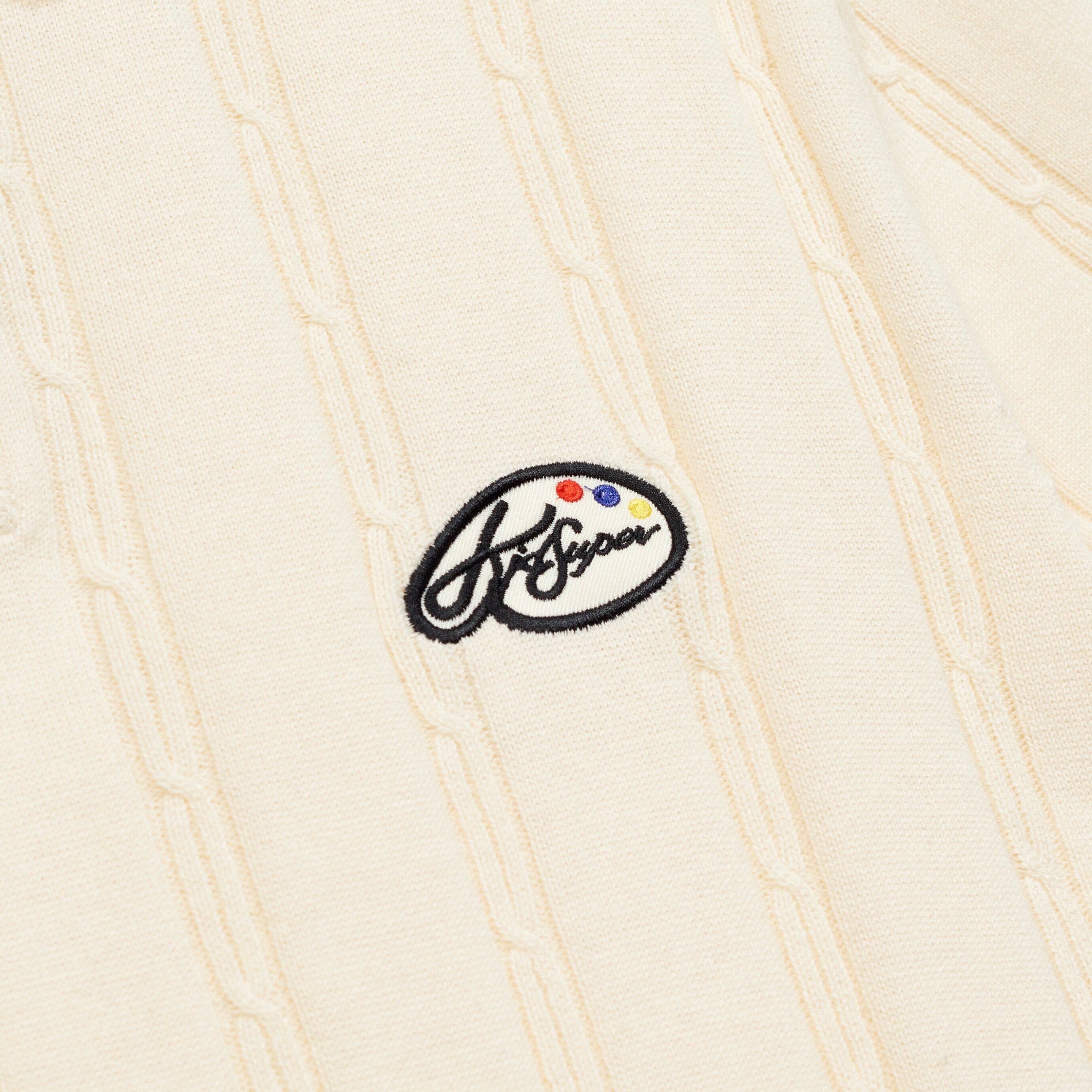 Painters Logo Knit Polo [Cream]