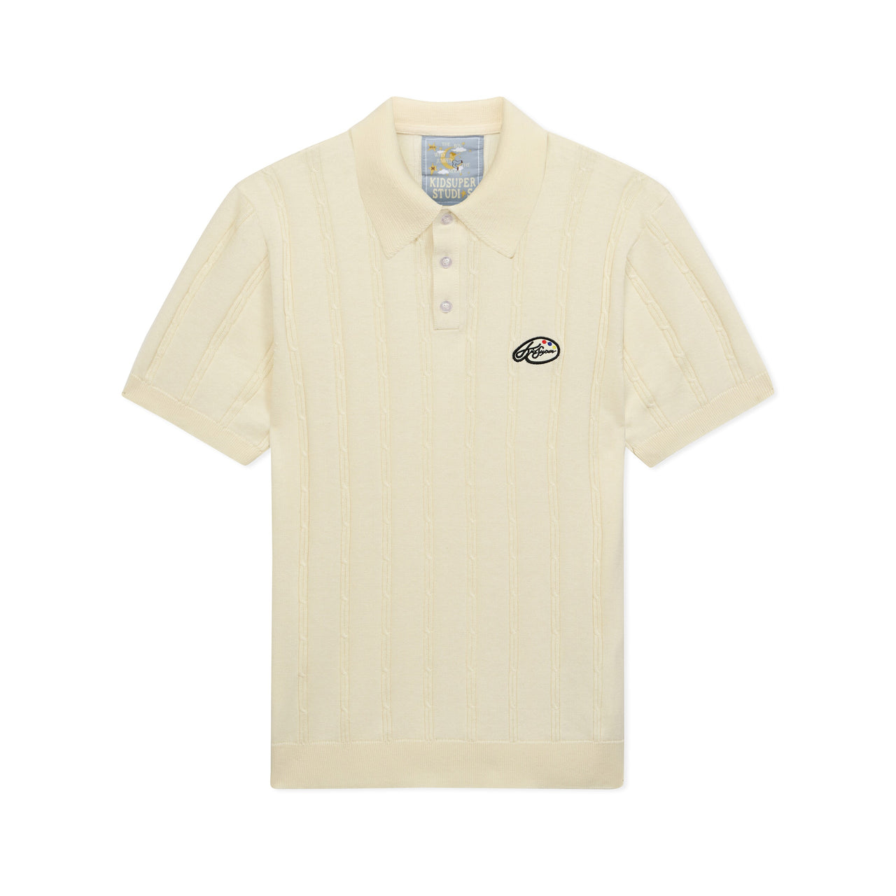 Painters Logo Knit Polo [Cream]