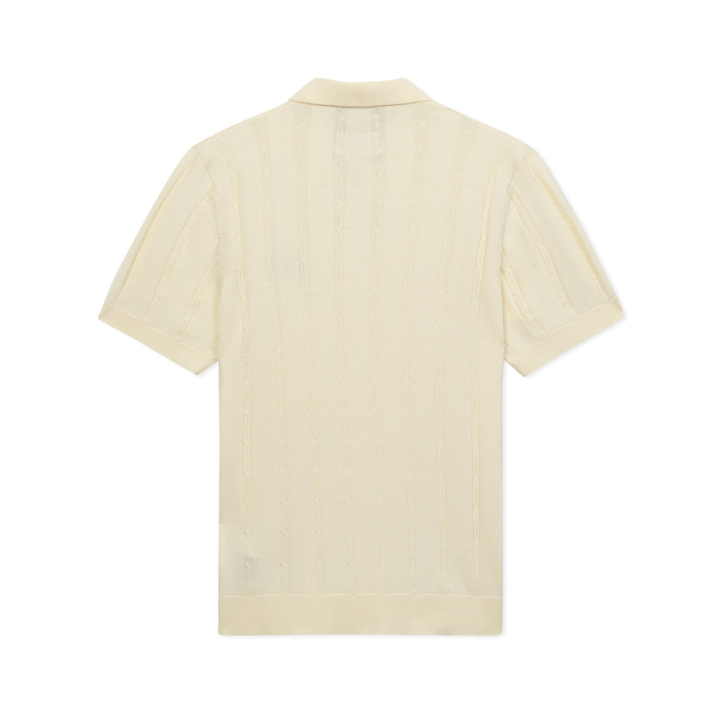 Painters Logo Knit Polo [Cream]
