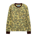 Face Camo Longsleeve Shirt [Green / Black Rib]