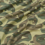 Face Camo Short Sleeve Shirt [Heavy Wash / Blue Rib]