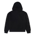 Dove & Eye Studded Hoodie [Black]
