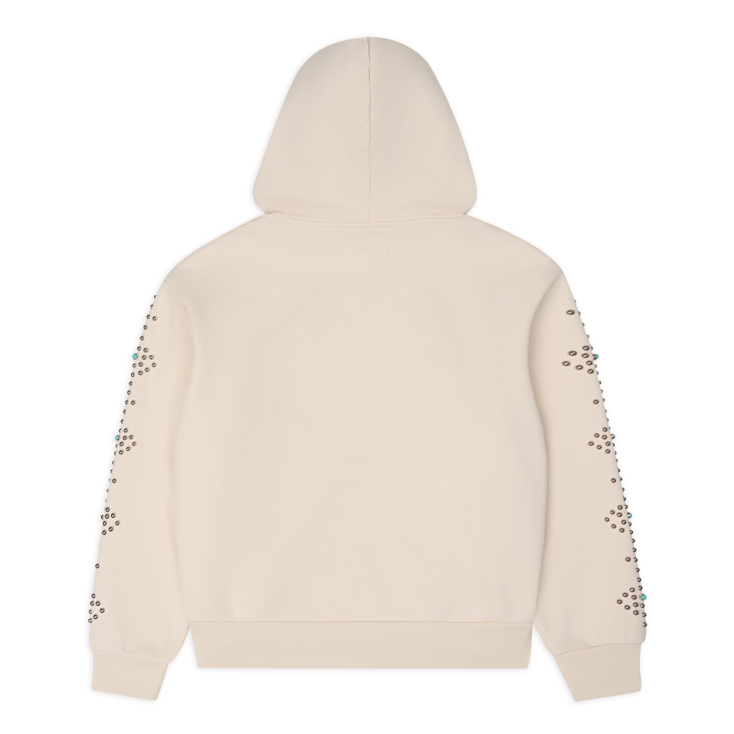 Dove & Eye Studded Hoodie [Vintage White]