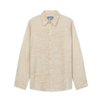 Manuscript Embroidered Shirt [Cream]