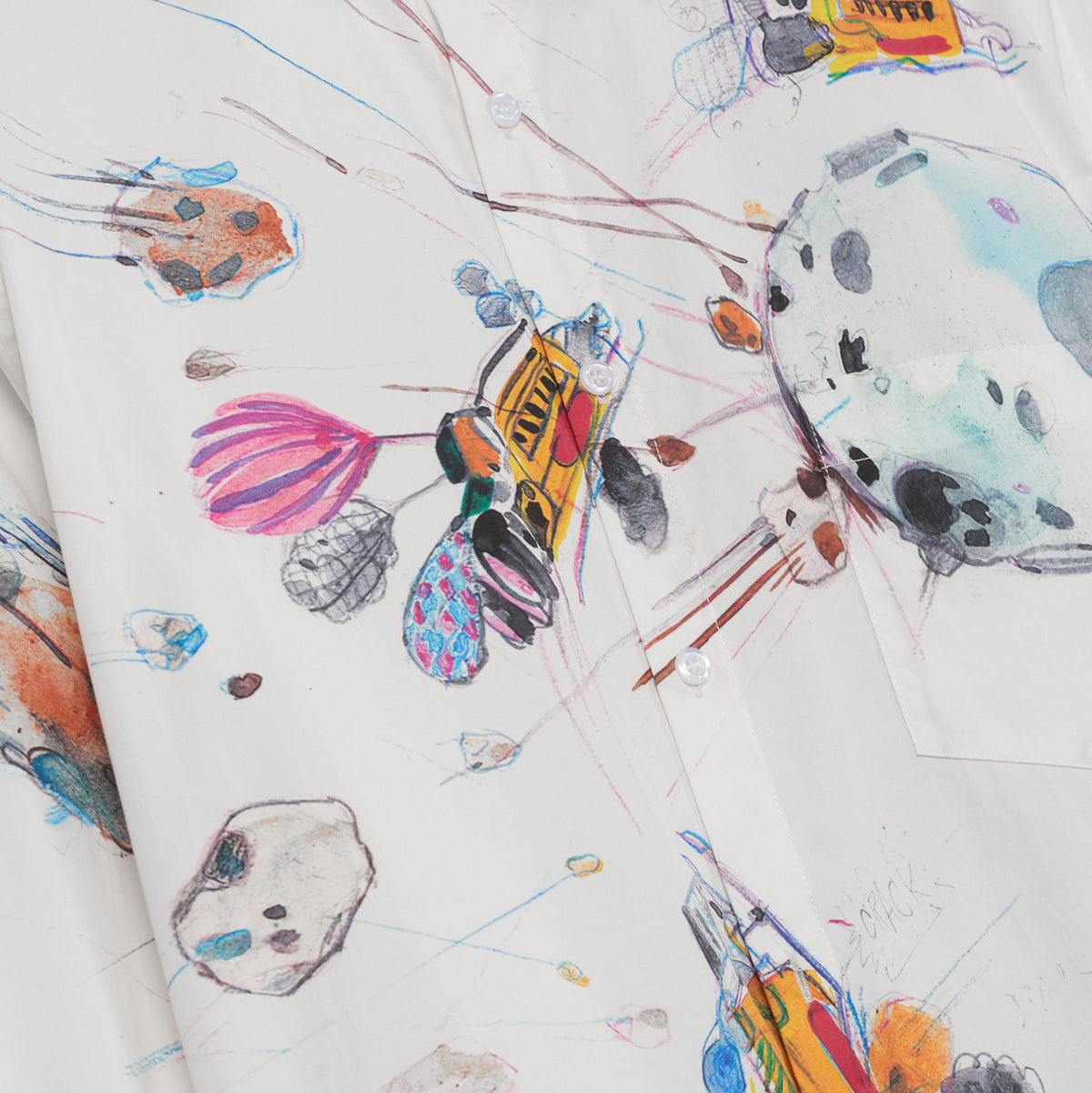 Slingshot Button Up [White]