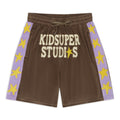 Velour Stars shorts [Brown]