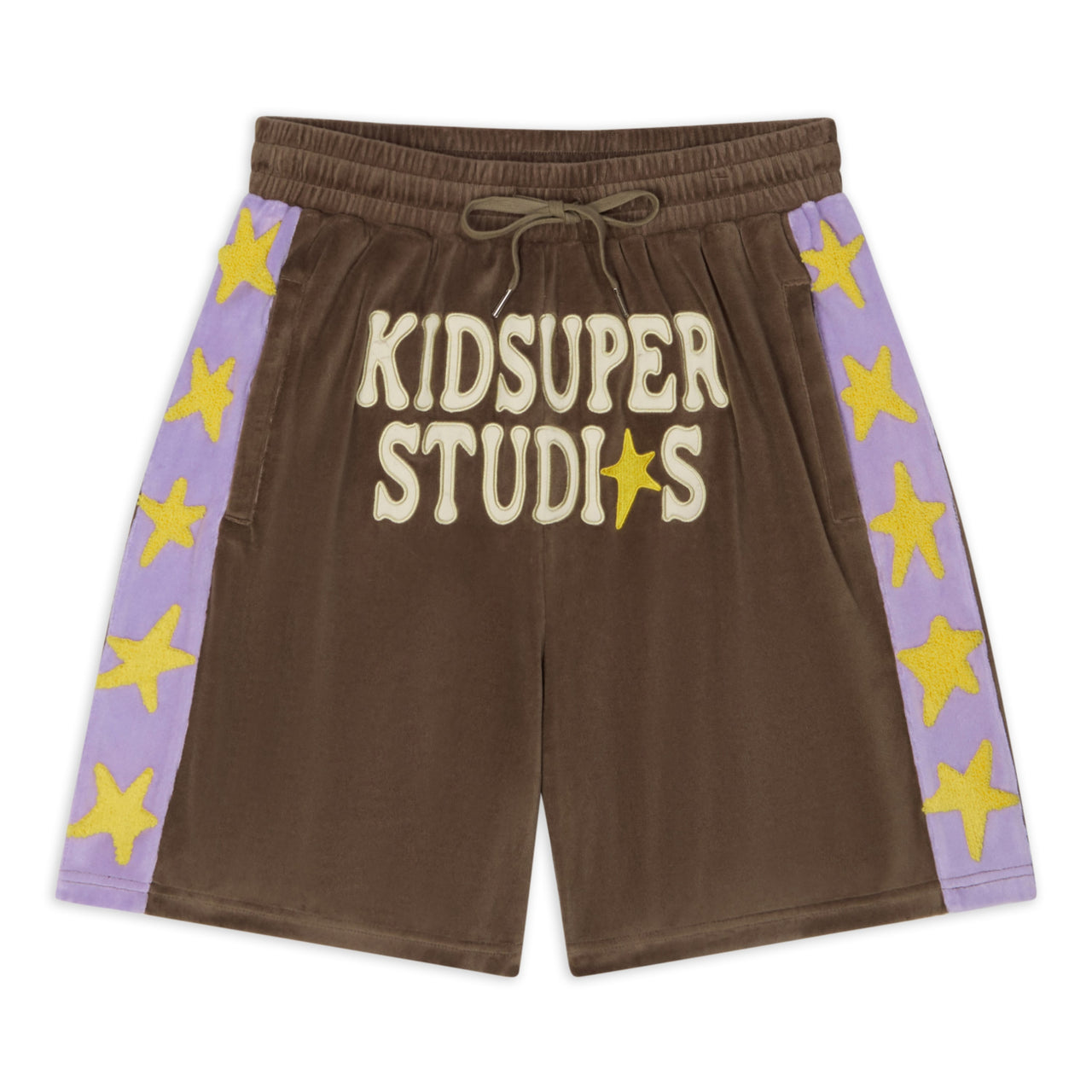 Velour Stars shorts [Brown]