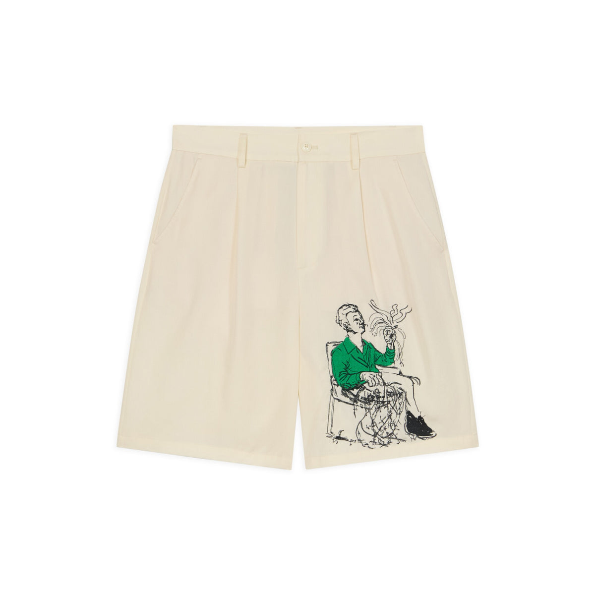 Technicolor Dreams Lycra Bermudas [Yellow]