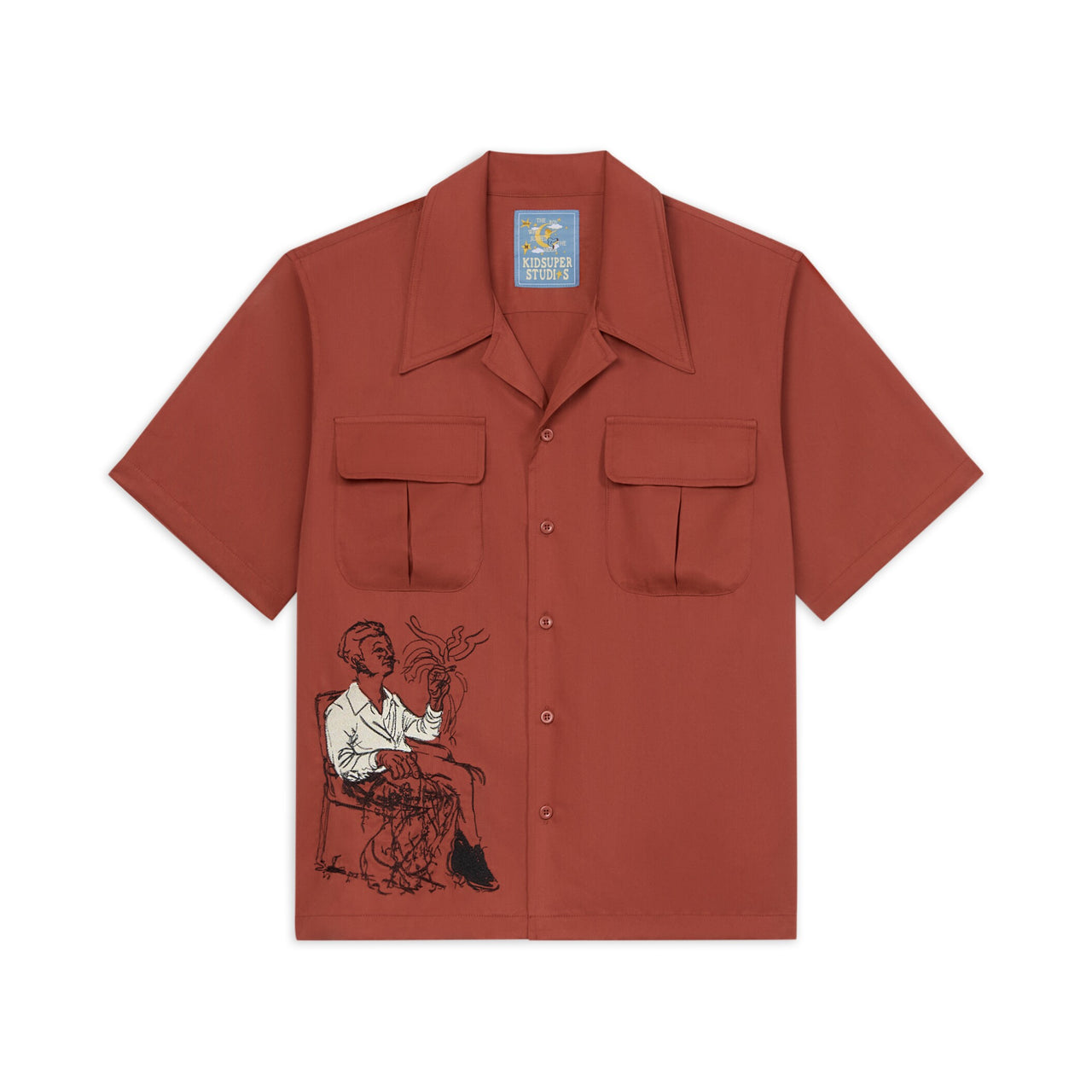 Technicolor Dreams Lycra Shirt [Burgundy]