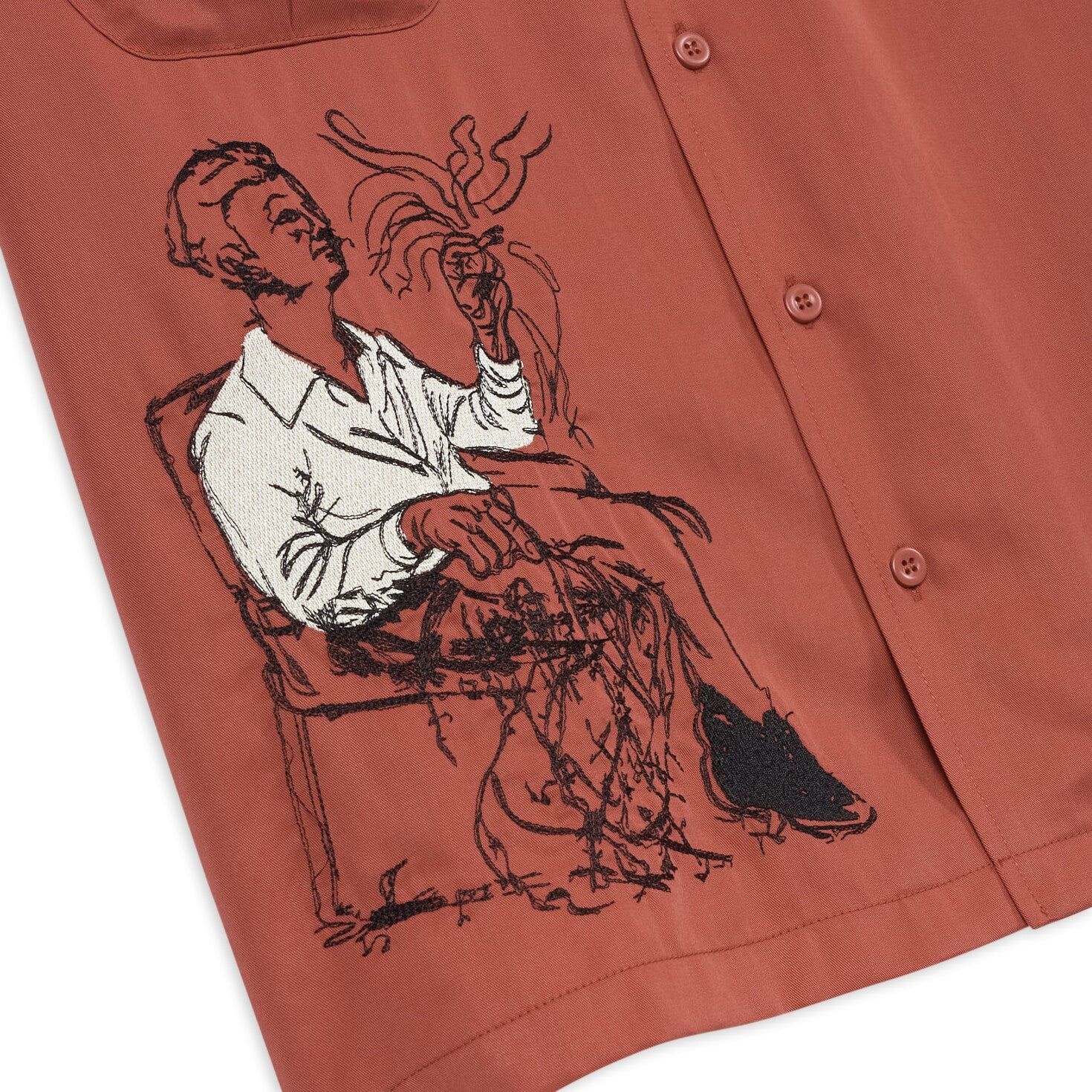 Technicolor Dreams Lycra Shirt [Burgundy]