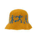 Running Guys Crochet Hat [Yellow]